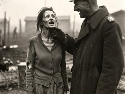 A German general demands a smile from the female prisoner: She had no teeth left… Total shock.