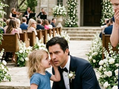 “She Hurts Mommy When You Leave” – The Maid’s Toddler Warned the Groom  The wedding guests were already taking their seats. Musicians had begun to play. Flowers lined the chapel aisle, and billionaire Nathaniel Cross stood outside smiling, convinced he was about to marry the woman of his dreams. Then a tiny hand tugged gently on his sleeve. It was 3-year-old Ivy, the housekeeper’s daughter.   Looking up with frightened little eyes, she whispered, “She hurts Mommy every time you leave.” Nathaniel smiled kindly, certain the child had misunderstood. But before he could answer, his own sister Rebecca stepped forward, her face pale. After weeks of saying nothing, she quietly admitted, “She’s telling the truth. I’ve seen it, too.  ” At that exact moment, the estate’s head of security came running toward them with a tablet in his hands. One hallway camera had captured something no one could explain away, and within minutes, the wedding everyone had waited for would never happen. Before we begin, take a moment to tell us where you’re watching from.