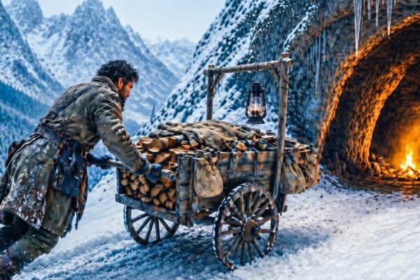 Cast Out with Nothing, a Man Filled a Cave with Firewood and Food — It Saved Him in the Blizzard 