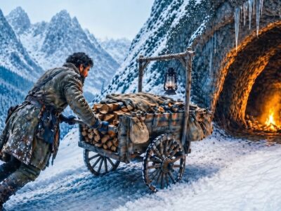 Cast Out with Nothing, a Man Filled a Cave with Firewood and Food — It Saved Him in the Blizzard 