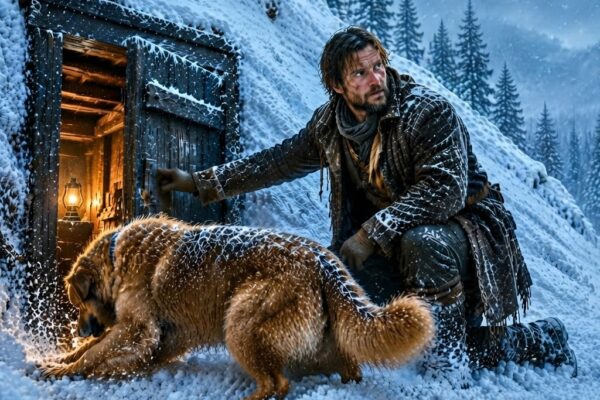 His Dog Barked at the Hill — Then He Found a Hidden Shelter with Enough Food to Survive the Winter 